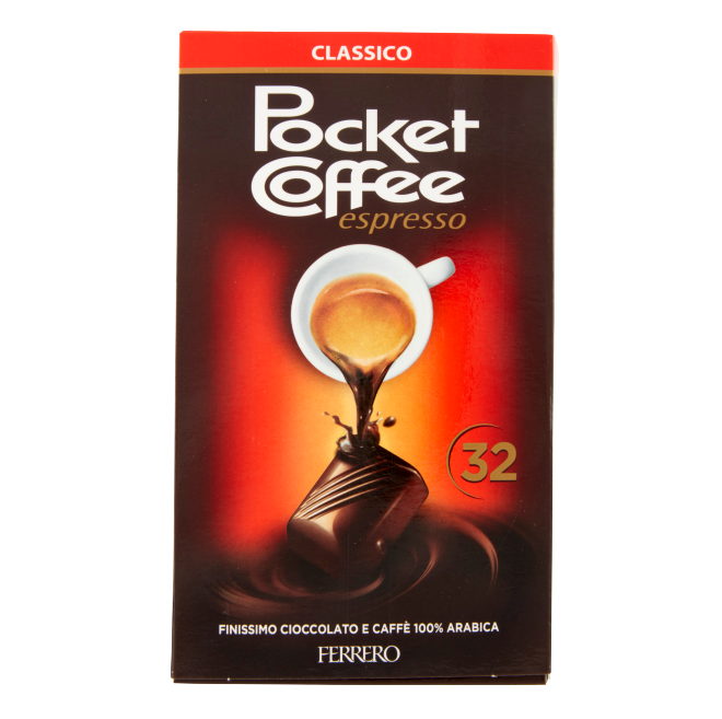 POCKET COFFEE 18pcs Ferrero 225gr
