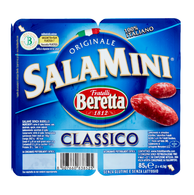 SALAMINI CLASSICI - Beretta 85gr (2x42.5gr)