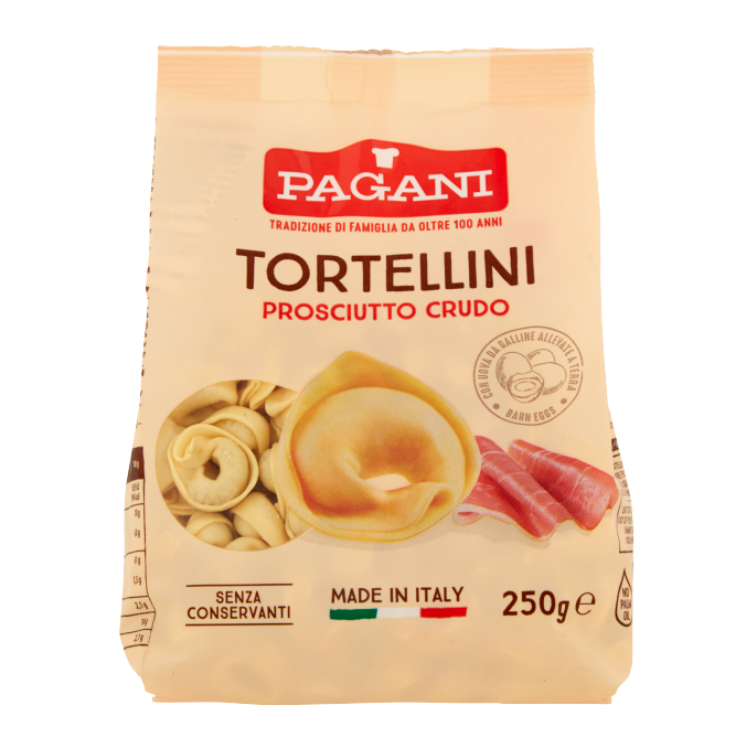 DRIED TORTELLINI AL PROSCIUTTO CRUDO - 250gr