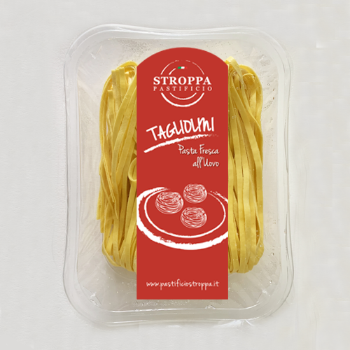 FRESH PASTA TAGLIOLINI ALL U&#39;OVO Pastificio Stroppa - 250gr