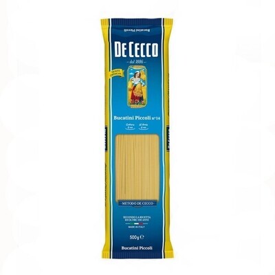 DE CECCO BUCATINI PICCOLI No.14- 500gr