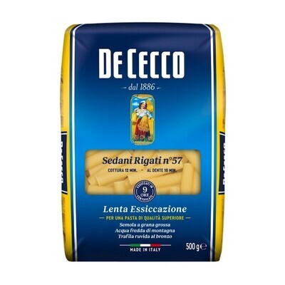 DE CECCO SEDANI RIGATI No.57 - 500gr