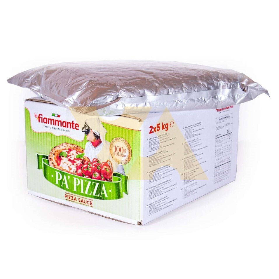 PIZZA SAUCE &quot;PA&#39; PIZZA&quot; POLPA FINE - La Fiammante 2x5kg (pouch)