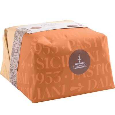 PANETTONE WITH CHOCOLATE HAND WRAPPED - Fiasconaro 1kg gift bag included