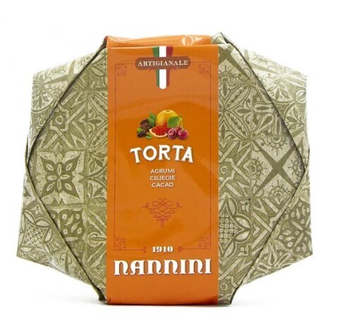 CITRUS CHERRIES AND COCOA SIENA TORTA - Nannini 100gr