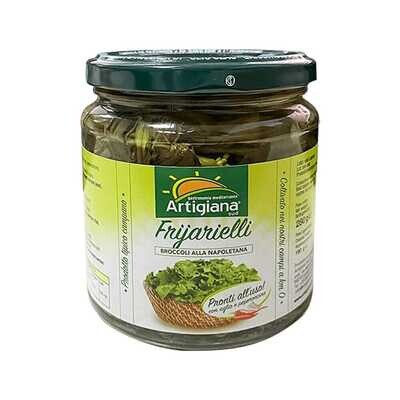FRIARIELLI BROCCOLI ALLA NAPOLETANA IN SUNFLOWER OIL JAR - Artigiana Sud 280gr