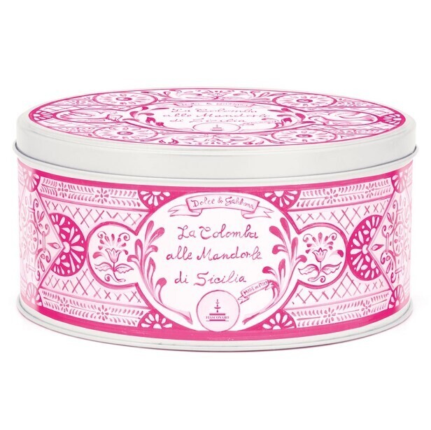 Dolce &amp; Gabbana La Colomba alle Mandorle di Sicilia – 750g Luxury Italian Easter Cake (Pink Designer Gift Box)