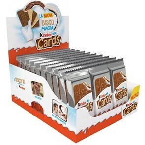 KINDER CARDS COUNTER DISPLAY 30 Pack (2x12.8gr) - 768gr