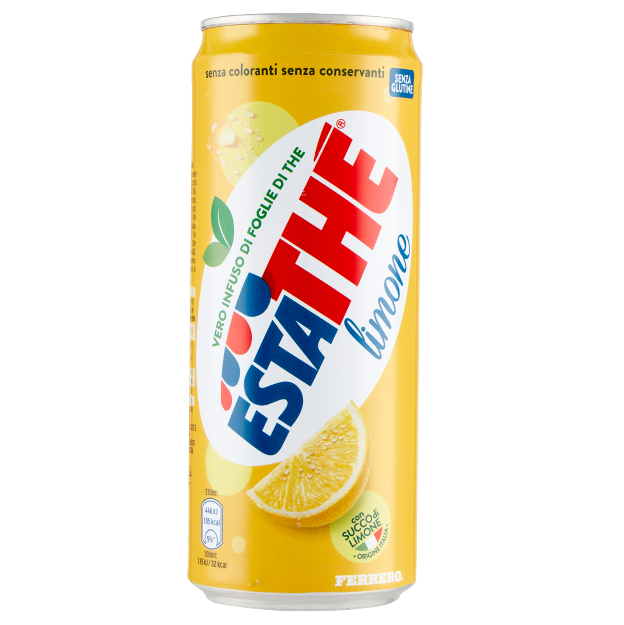 Estathé Limone LEMON ICED TEA CANS - 24x330ml