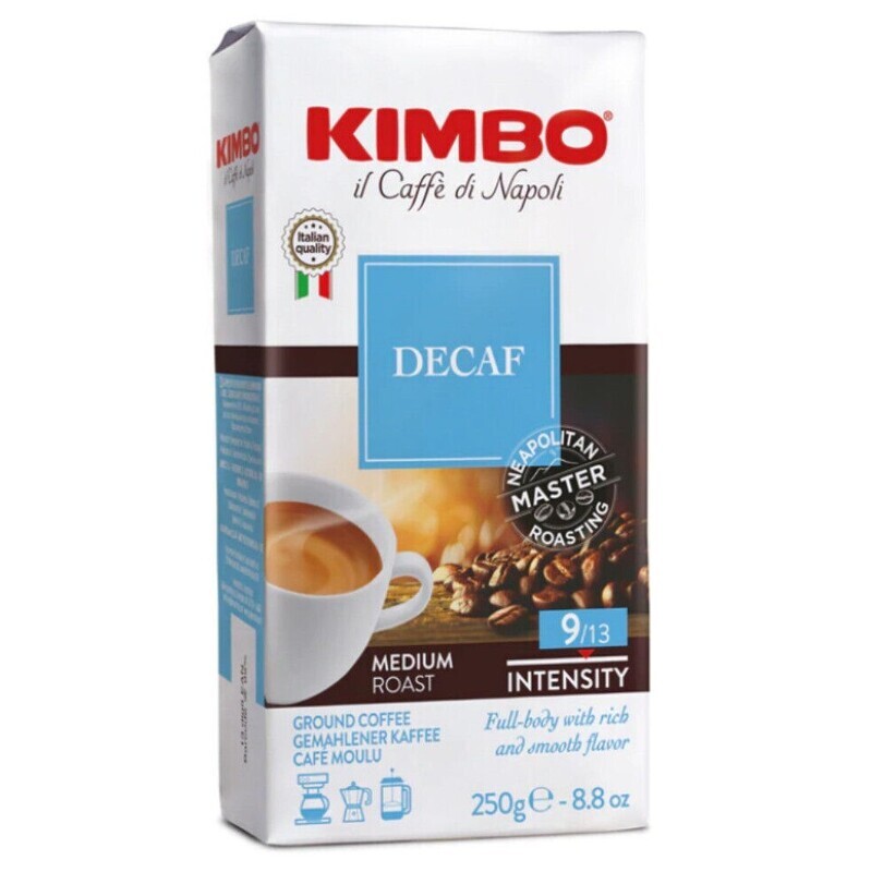 KIMBO DECAF GROUND COFFEE - 250gr