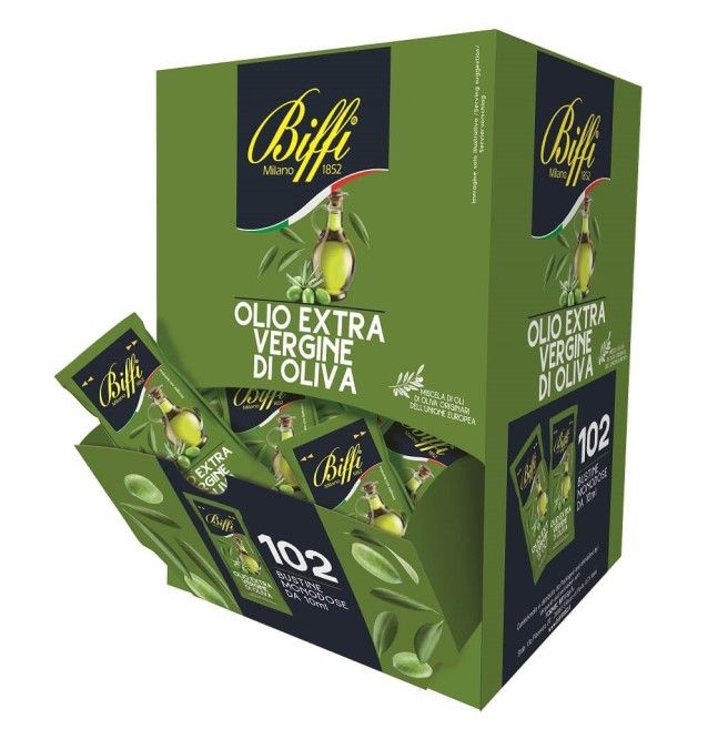 EXTRA VIRGIN OLIVE OIL SACHETS (102pcs) - BIFFI 102x10ml