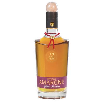 Grappa Barrique Amarone 12 months - 0,70L (ABV) 40%,