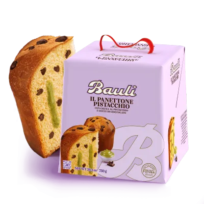 BAULI PANETTONE WITH PISTACHIO CREAM - Bauli 750gr BAULI PANETTONE WITH PISTACHIO CREAM - Bauli 750gr