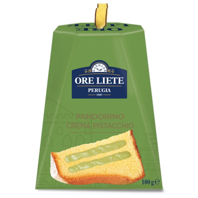 Ore Liete Pandorino con Crema Pistacchio Box – 100g Ore Liete Pandorino con Crema Pistacchio Box – 100g