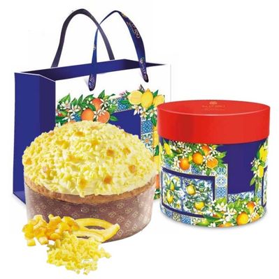 Sal De Riso Panettone “Sogno Amalfitano” Hat Box + Gift Bag – 1kg Sal De Riso Panettone “Sogno Amalfitano” Hat Box + Gift Bag – 1kg