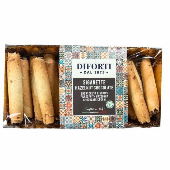 SIGARETTE HAZELNUT CHOCOLATE - Diforti 150gr