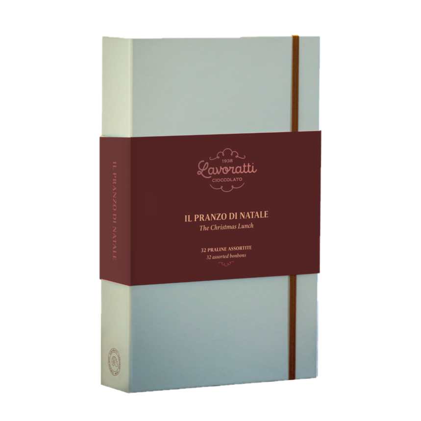 LAVORATTI CIOCCOLATO &quot;IL PRANZO DI NATALE&quot; 32pcs ASSORTED BONBONS - 320gr BBE  03/25