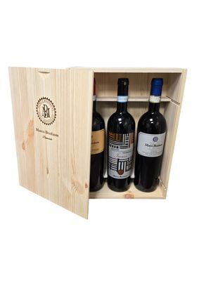 CREATED BY YOU - MARCO BONFANTE 3 BOTTLE WINE/GRAPPA BOX SELECTION