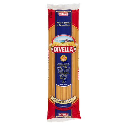Divella Spaghetti Ristorante Pasta di Semola No.8 – 500g