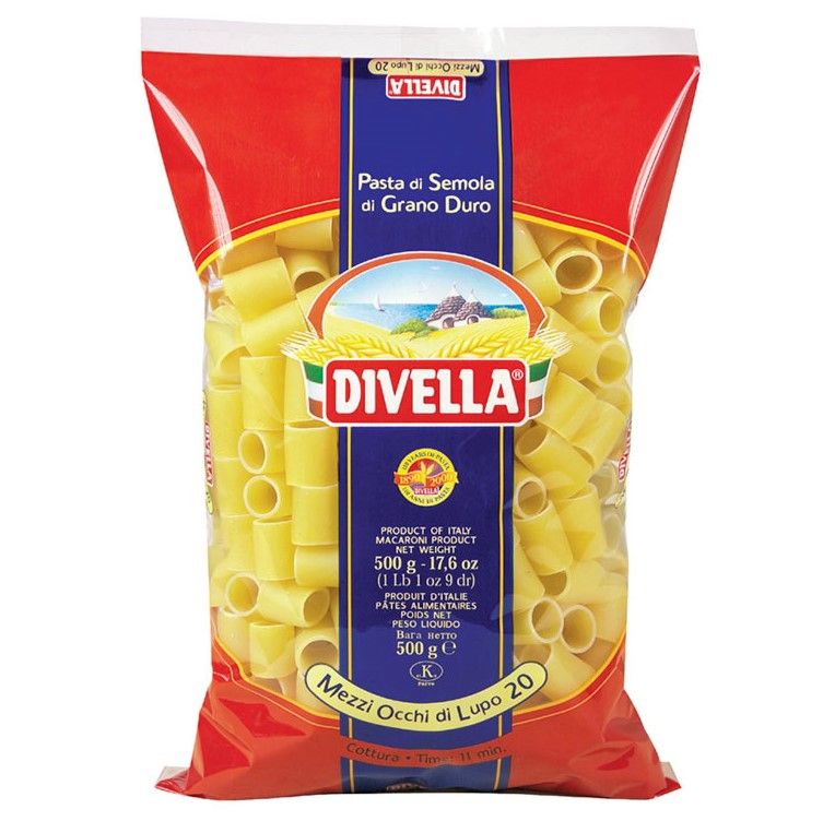 DIVELLA MEZZI OCCHI DI LUPO PASTA DI SEMOLA No.20 - 500gr
