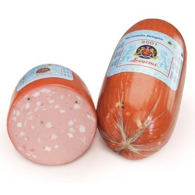 1/2 MORTADELLA BOLOGNA CON PISTACCHIO - Leoncini 2.8kg (avg) 1/2 MORTADELLA BOLOGNA CON PISTACCHIO - Leoncini 2.8kg (avg)