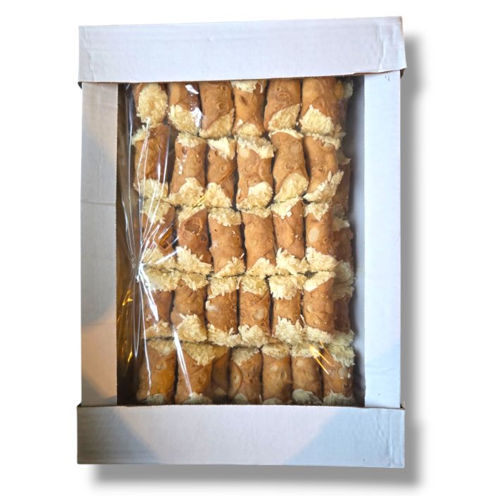 Snack Cannoli with Vanilla Flavour 84pc Avg - 4kg