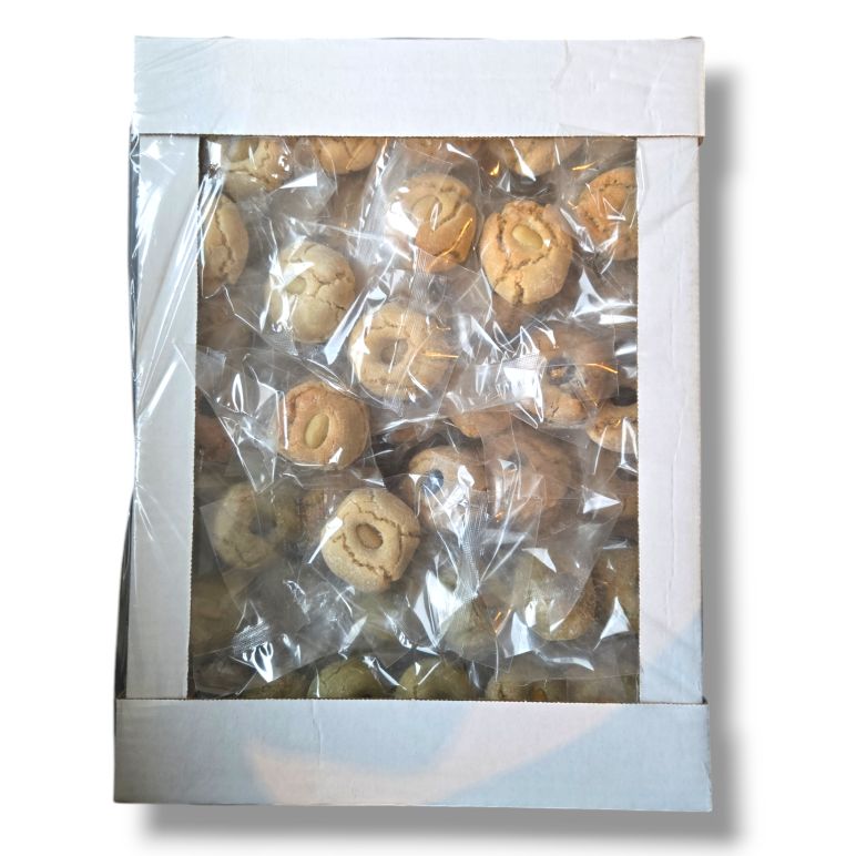 Individually Wrapped Almond Biscuit Selection (wheat free) – 90pc Avg - 3kg