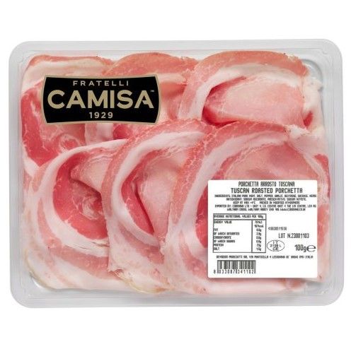 SLICED PORCHETTA ARROSTO - 100gr BEST BEFORE 20/03