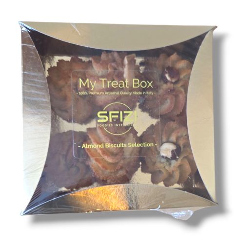 MY TREAT BOX ALMOND BISCUITS SELECTION - Sfizi 160gr best before 06/05/25