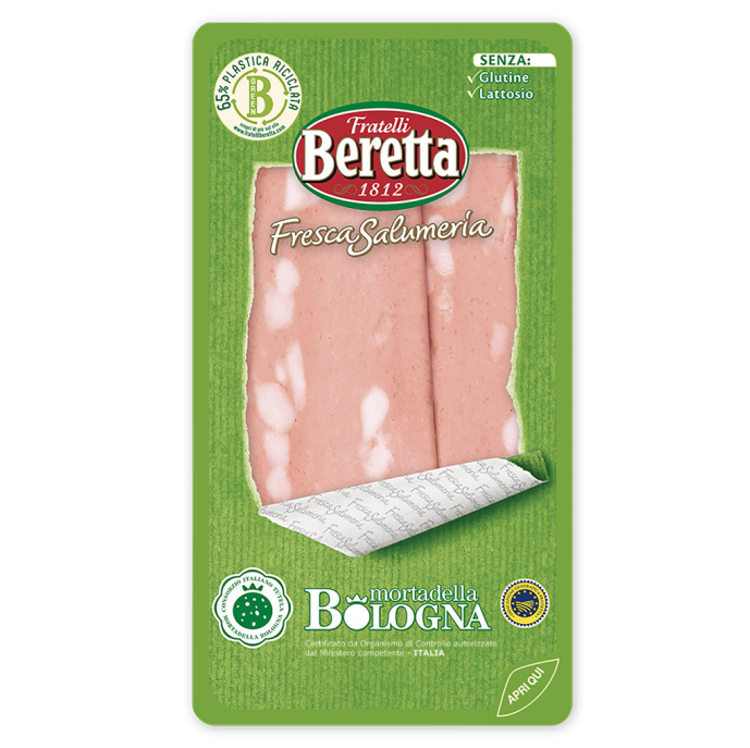 SLICED MORTADELLA BOLOGNA  - Beretta 100gr