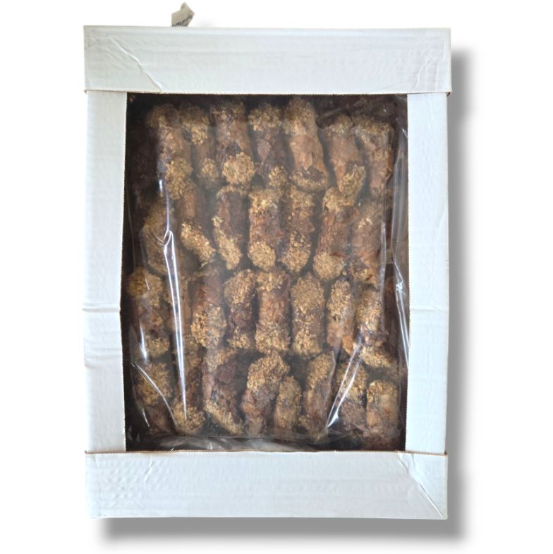 Crunchy Cannoli with Gianduja Cream (Wheat free) 69pc Avg - 3kg