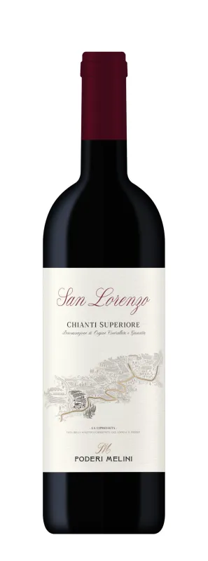 SAN LORENZO Chianti superiore DOCG - Fattorie Melini 0,75L ABV 14% SAN LORENZO Chianti superiore DOCG - Fattorie Melini 0,75L ABV 14%