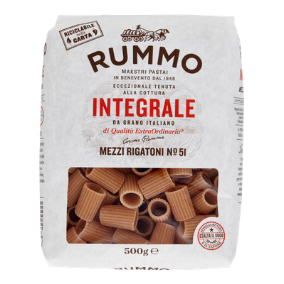 RUMMO MEZZI RIGATONI INTEGRALE  No.51 - 500gr