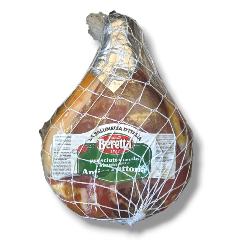 Prosciutto Crudo MEC Pressato – Antica Fattoria by Fratelli Beretta (6.2kg Avg.) Prosciutto Crudo MEC Pressato – Antica Fattoria by Fratelli Beretta (6.2kg Avg.)