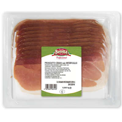 Sliced Prosciutto Crudo – Fratelli Beretta (500g) Sliced Prosciutto Crudo – Fratelli Beretta (500g)