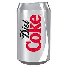 GB COCA COLA DIET COKE CAN (SILVER) - 24x330ml