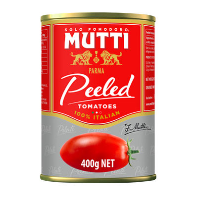 MUTTI PELATI PEELED TOMATOES - Mutti 6x400gr