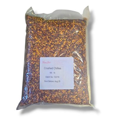 CRUSHED CHILLIES - 1kg