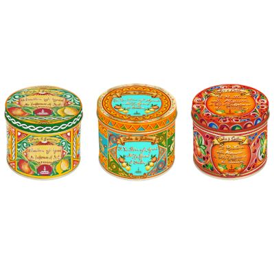 Dolce & Gabbana Mini Panettone Agrumi & Zafferano – 100g (Tin + Gift Bag) *NEW DESIGN* Dolce & Gabbana Mini Panettone Agrumi & Zafferano – 100g (Tin + Gift Bag) *NEW DESIGN*