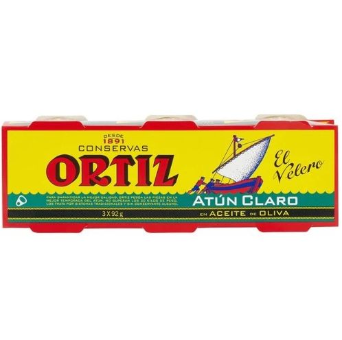 Ortiz Yellowfin Tuna Fillets in Olive Oil – 3 x 92g
