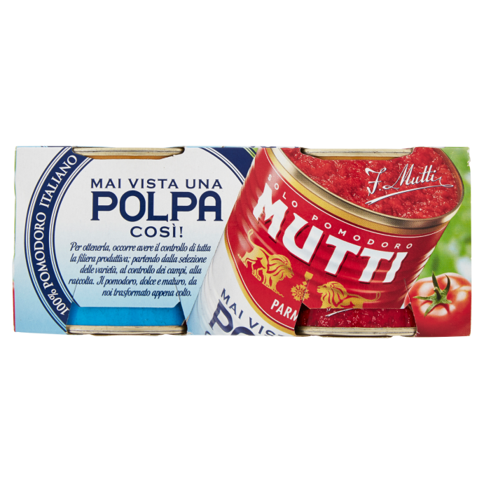 Mutti Polpa Finely Chopped Tomatoes – 12 x 210g