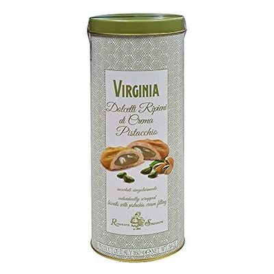Virginia Dolcetti Ripieni di Crema Pistacchio Round Tin – 160g