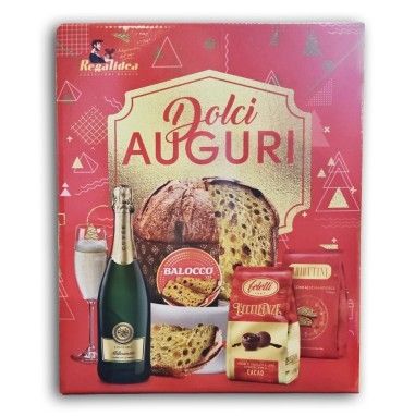 Dolci Auguri Panettone Gift Box – 4 Piece Gift Set