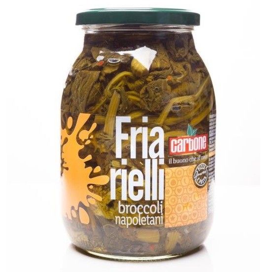 Friarielli Broccoli Napoletana in Sunflower Oil – Carbone (950g Jar)