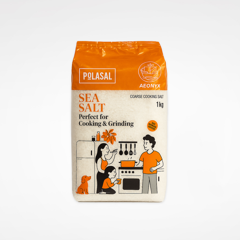 ITALIAN  SEA SALT GROSSO  - 1kg sea salt