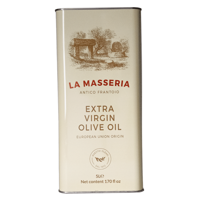 La Masseria Extra Virgin Olive Oil Tin – 5L