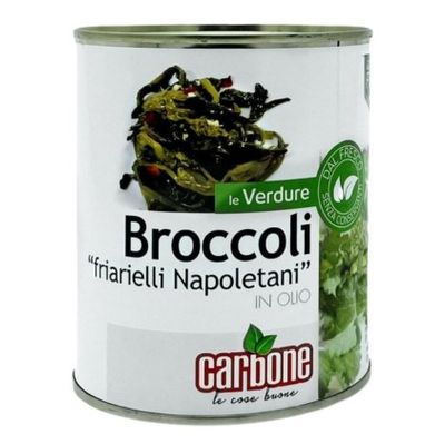 Broccoli "Friarielli Napoletani" in Sunflower Oil – Carbone (750g Tin)