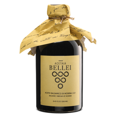 BALSAMIC VINEGAR DI MODENA IGP GIFT BOTTLE "Yellow" Bellei - 250ml