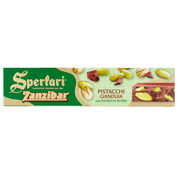 Sperlari Zanzibar Pistacchi e Gianduia – 200g