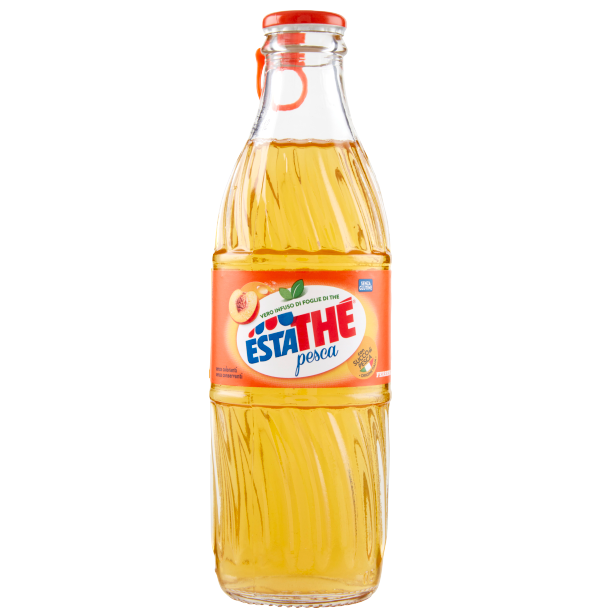 Estathé Pesca Peach Iced Tea Glass Bottles – 24 x 250ml